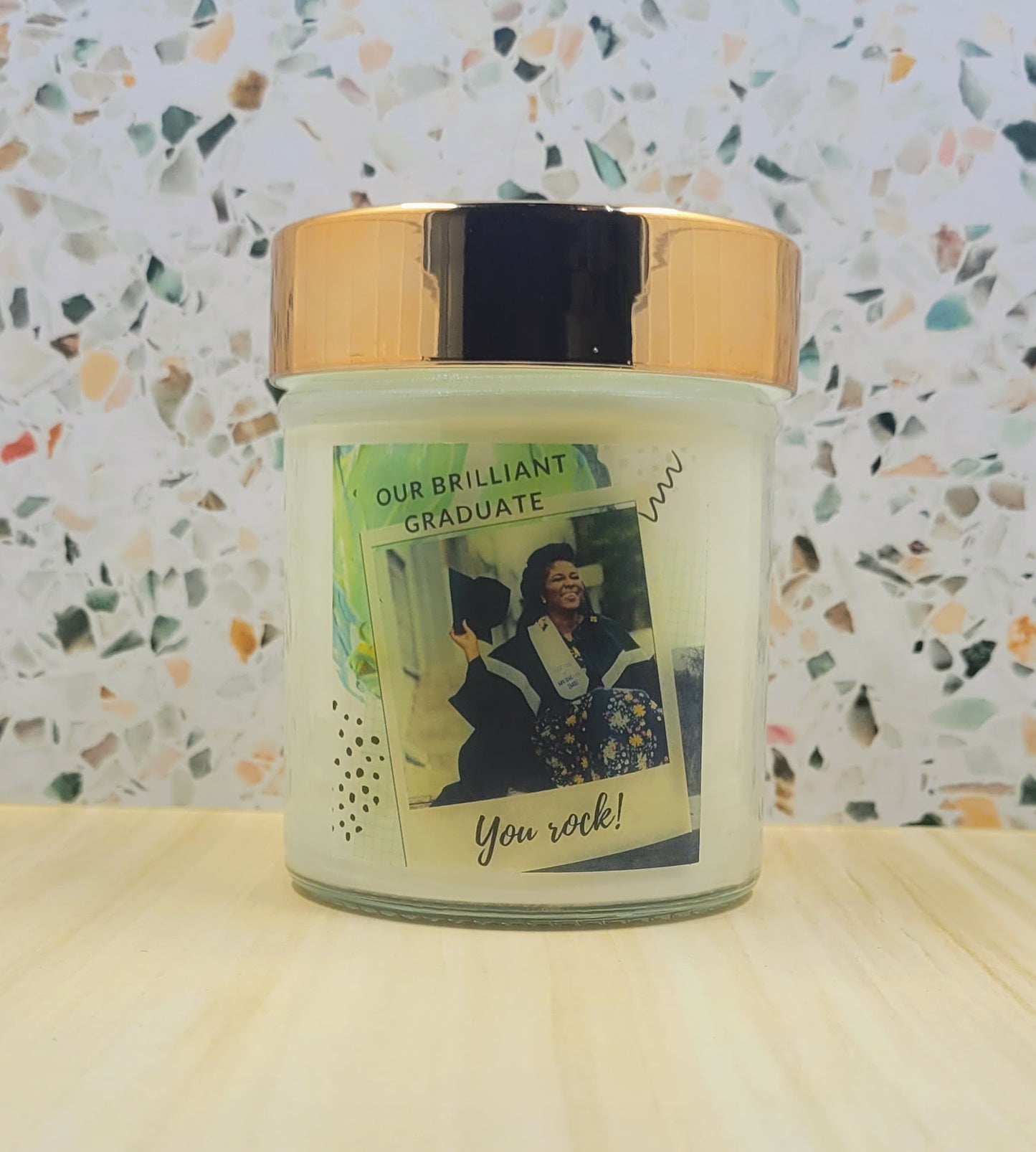 You Rock Grad | Memorable Candles Co.