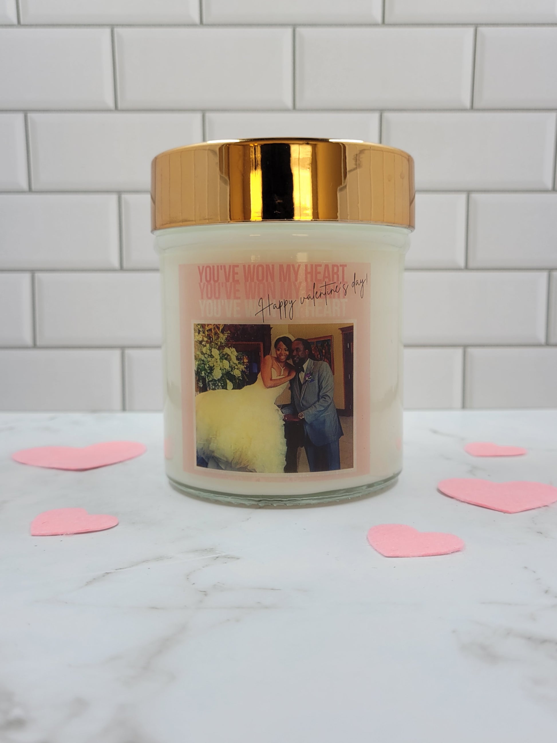 You Won My Heart  7oz Candle | (Copper Lid) Memorable Candles Co
