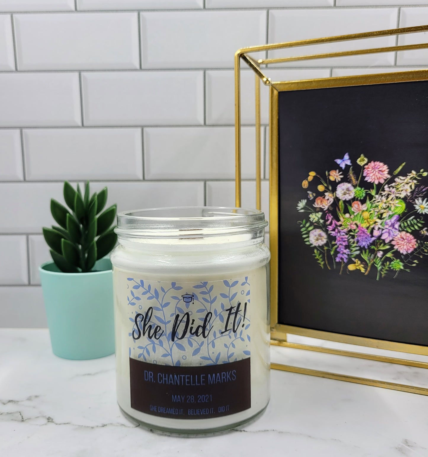 She Did It | Memorable Candles Co